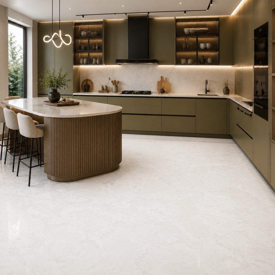 AL Petal Onyx White Marble & Stone Kitchen Tiles - My Home Studio